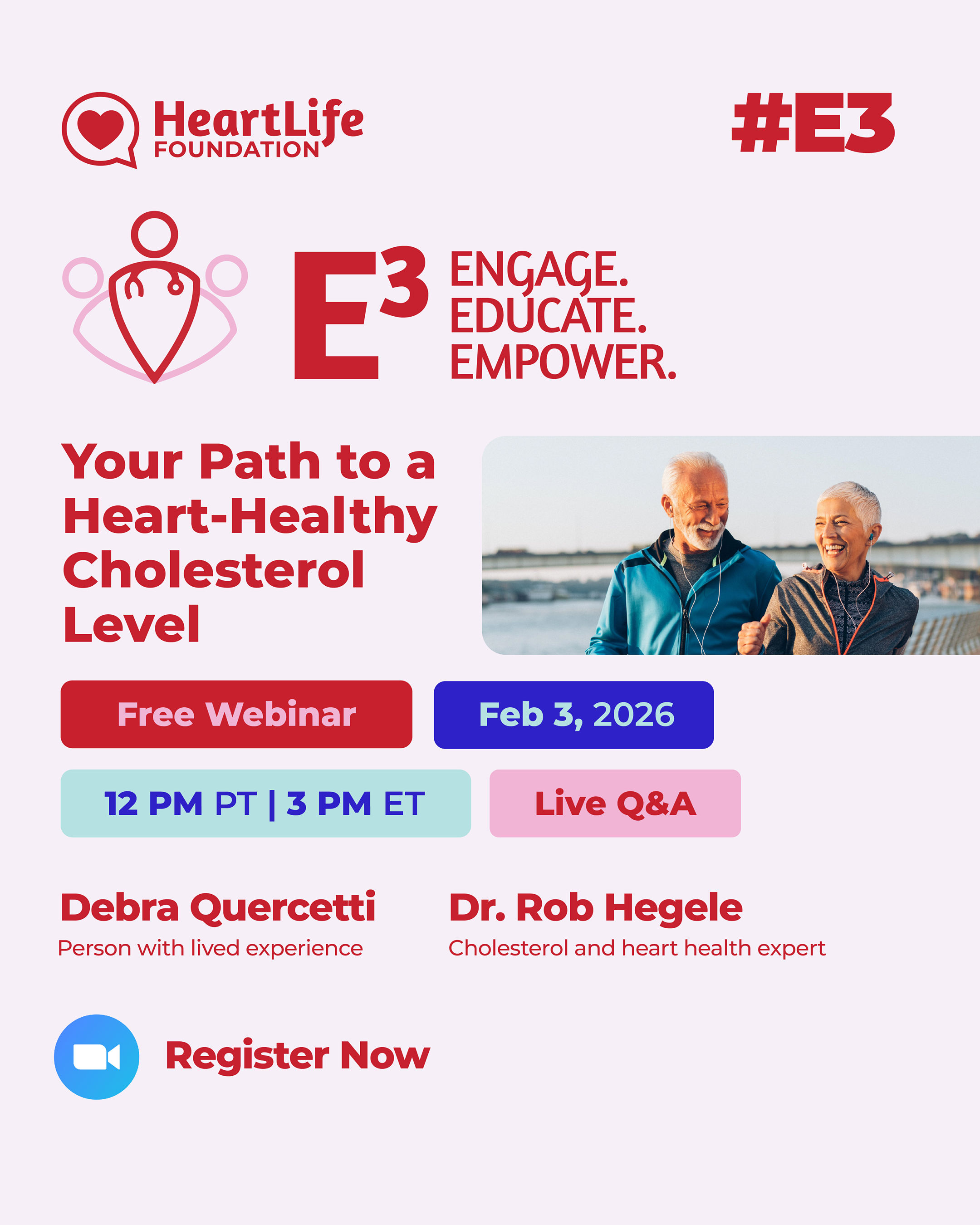 HeartLife E3 Series (EP 3): Your Path to a Heart-Healthy Cholesterol Level