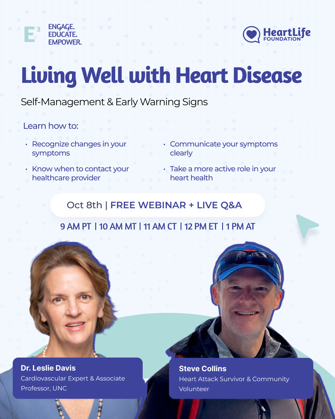 HeartLife E3 Series (EP 8): Living Well with Heart Disease, Self-Management and Early Warning Signs