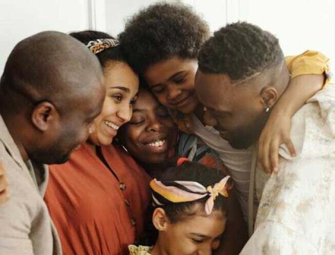 Community members supporting each other