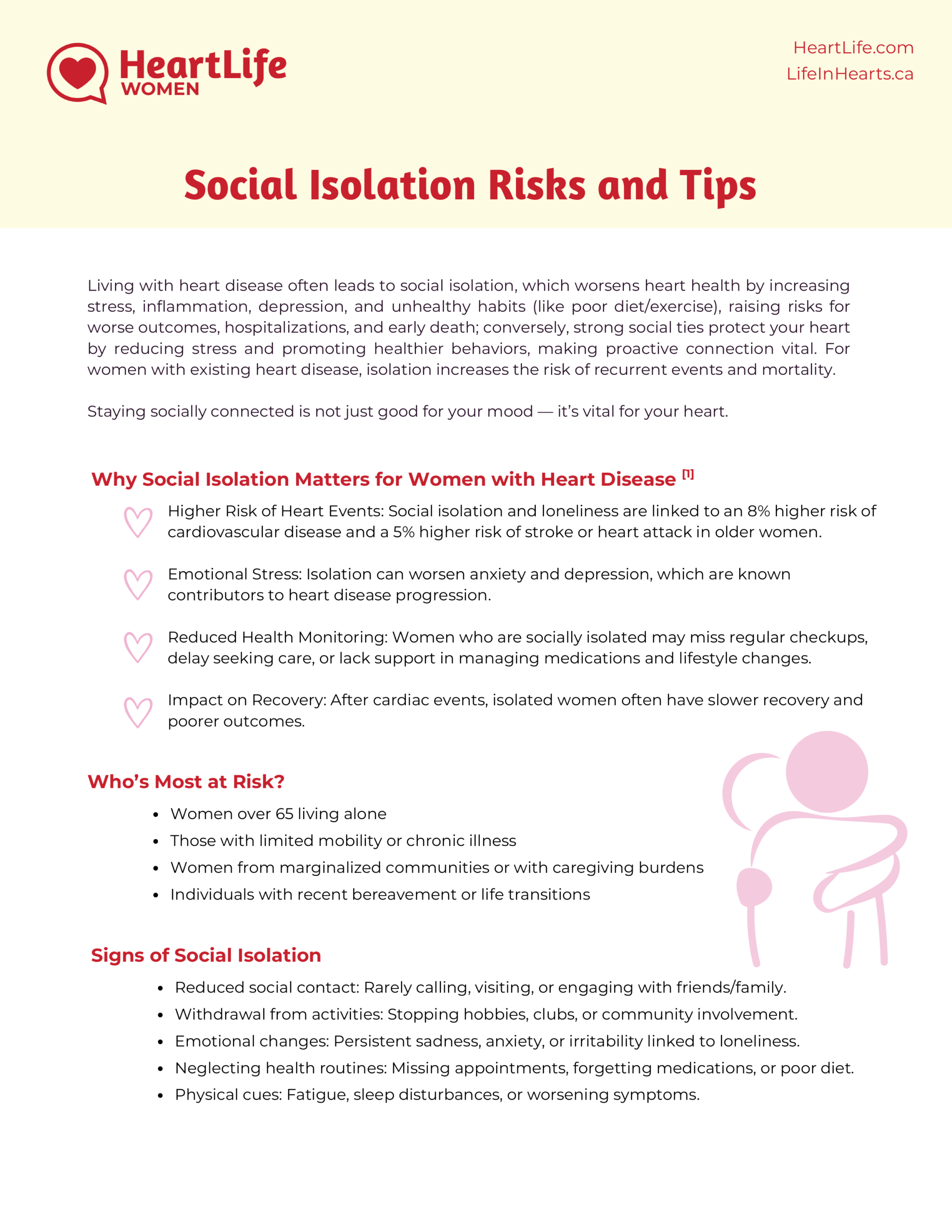 Social Isolation Risks